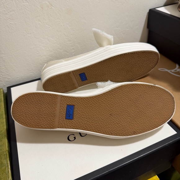 Kate Spade x Keds Triple Decker Bow Slip-On Sneakers - Picture 11 of 13